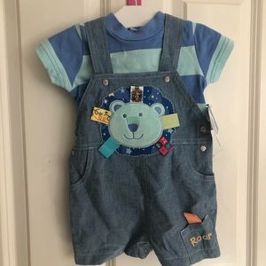Taggies shorts outfit size 6-9 mths